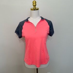Annika Coral Pink Athletic Top